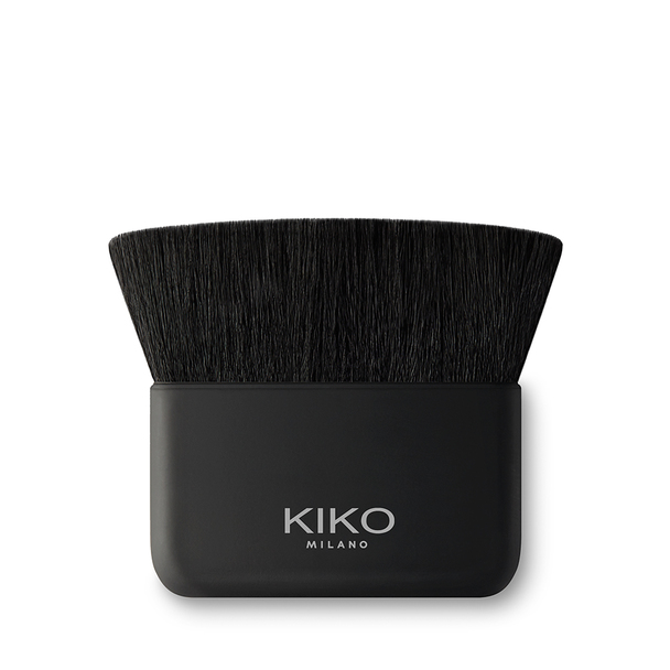 Brush with synthetic fibers for applying face and body powders - Face 14 Face And Body Brush - KIKO MILANO