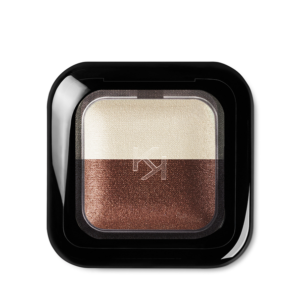 Auswechselbarer gebackener Lidschatten zur Trocken- und Nassanwendung - Bright Duo Baked Eyeshadow - KIKO MILANO