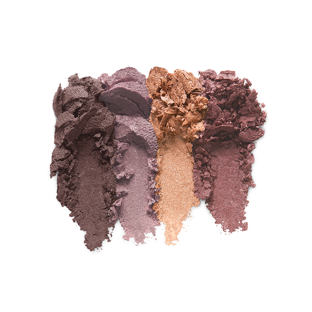 Palette with four baked eyeshadows for wet and dry use - Bright Quartet Baked Eyeshadow Palette - KIKO MILANO