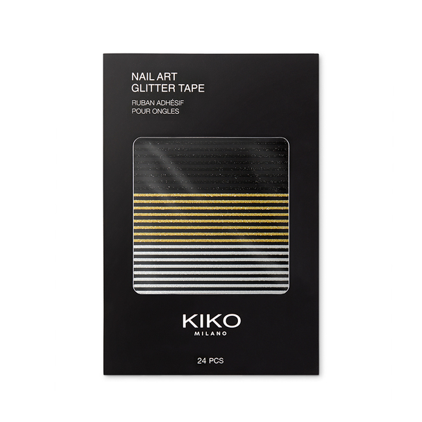 Nastro adesivo per unghie da applicare sopra lo smalto - Nail Art Glitter Tape - KIKO MILANO