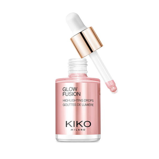 <p>Iluminador l&iacute;quido para o rosto com acabamento met&aacute;lico</p> - GLOW FUSION HIGHLIGHTING DROPS - KIKO MILANO
