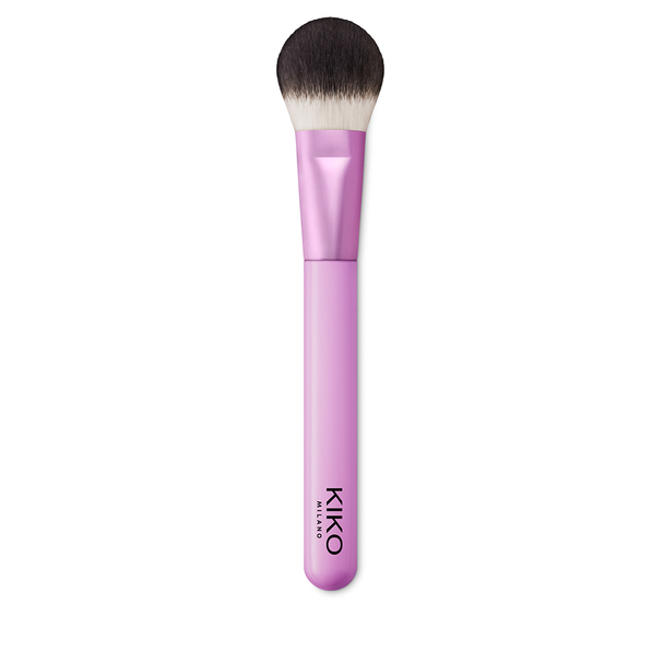 Rounded tip blush brush with synthetic fibres - Smart Blush Brush 103 - KIKO MILANO