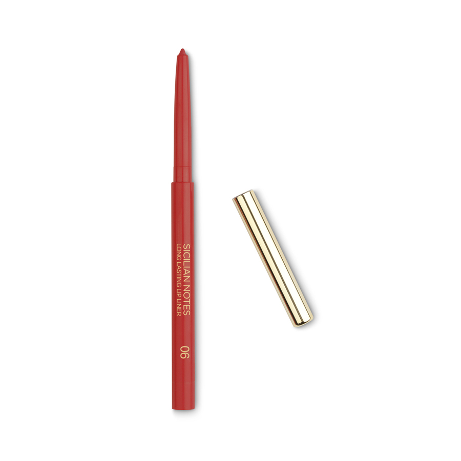 

SICILIAN NOTES LONG LASTING LIP LINER 06, 06 poppy bouquet