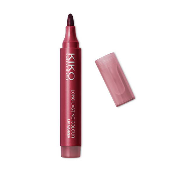 No transfer lip marker with a natural tattoo effect and extremely long-lasting wear (10 hours*) - Long Lasting Colour Lip Marker - KIKO MILANO