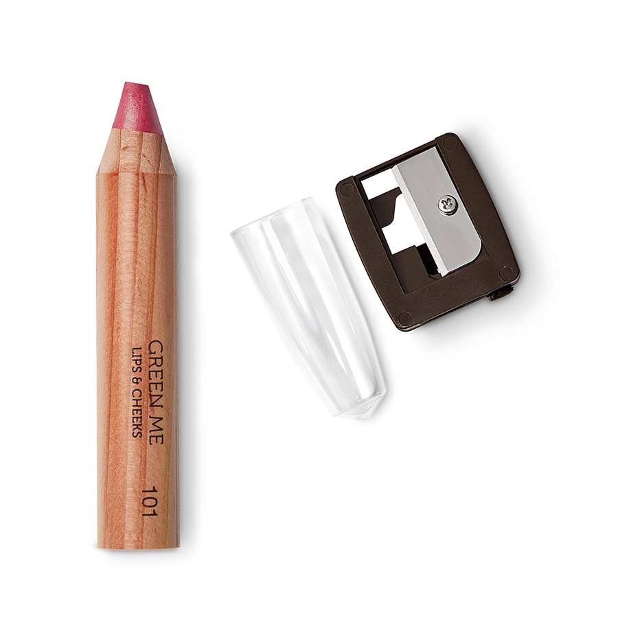 

NEW GREEN ME LIPS & CHEEKS 101, 101 peach rose