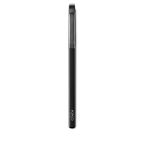 Horizontal-edge brush with synthetic fibers for applying eyeliners - Eyes 61 Graphic Eyeliner Brush - KIKO MILANO
