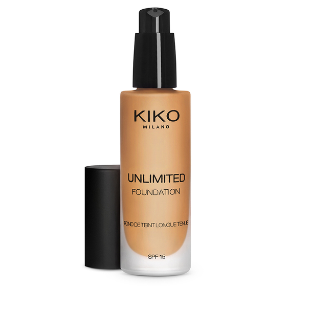 <p>Fond de teint fluide longue tenue (jusqu’à 24 heures**)</p> - Unlimited Foundation SPF 15 - KIKO MILANO