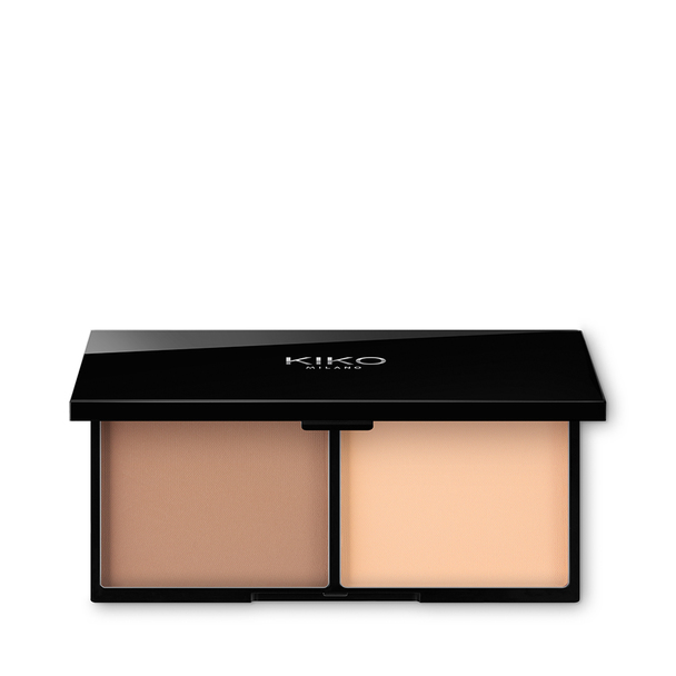 Palette poudre bronzante et enlumineur contouring visage - Smart Contouring Palette - KIKO MILANO
