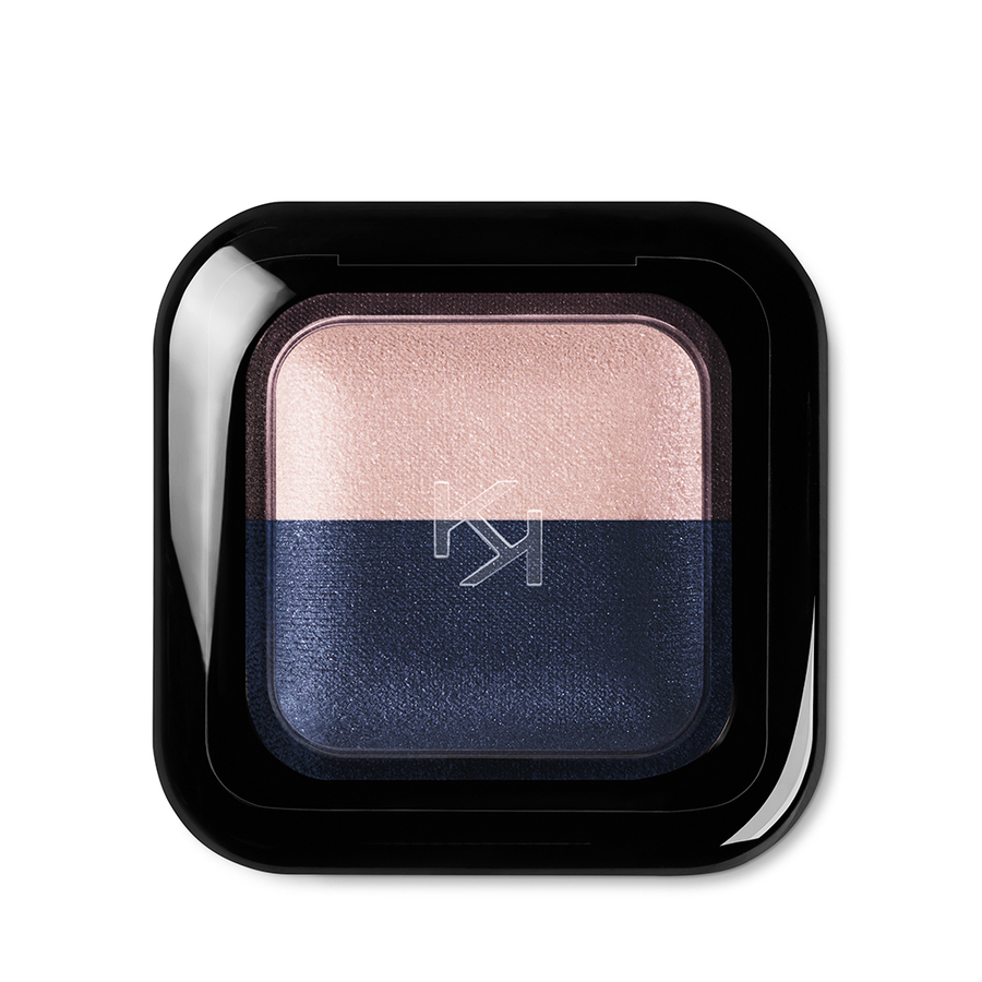 

Bright Duo Baked Eyeshadow 10, 10 matte candy rose - satin navy blue