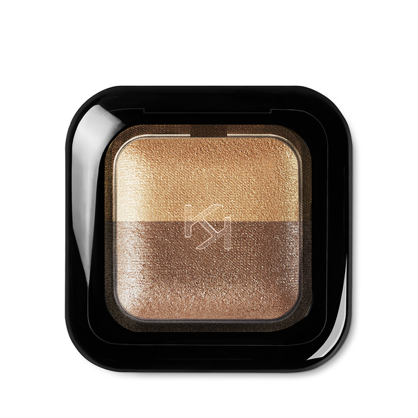 Ombretto cotto duo riposizionabile per uso asciutto e bagnato - Bright Duo Baked Eyeshadow - KIKO MILANO