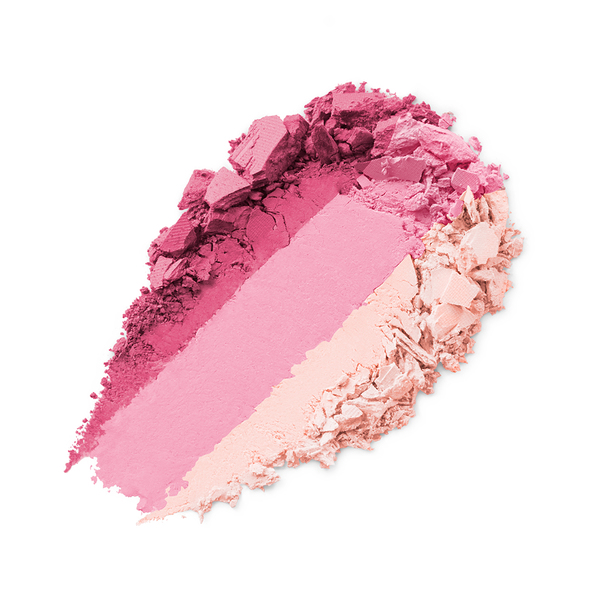 Buildable blush containing three colours - Shade Fusion Trio Blush 06 - KIKO MILANO