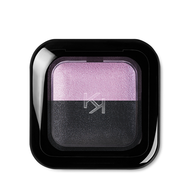 Wymienny, dwukolorowy, spiekany cień do powiek do nakładania na sucho i na mokro - Bright Duo Baked Eyeshadow 11 - KIKO MILANO
