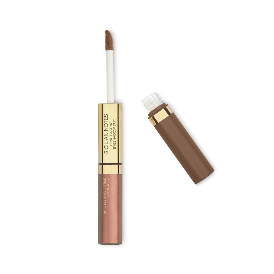 

SICILIAN NOTES LONG LASTING EYESHADOW DUO 04, 04 brown&shell