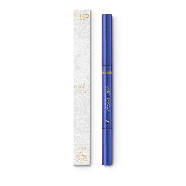 <p>L&aacute;pis autom&aacute;tico 2em1 para sobrancelhas&nbsp;</p> - LOST IN AMALFI FILL & BRUSH EYEBROW  - KIKO MILANO