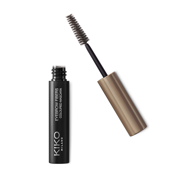 Farbiger Mascara mit Fasern für gekämmte und füllige Augenbrauen - Eyebrow Fibers Coloured Mascara - KIKO MILANO