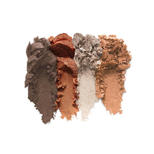 Palette with four baked eyeshadows for wet and dry use - Bright Quartet Baked Eyeshadow Palette - KIKO MILANO