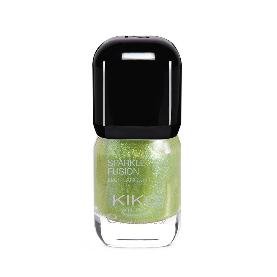 

SPARKLE FUSION NAIL LACQUER 02, 02 green fireflies