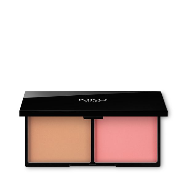 Palete com blush e pó bronzeador - Smart Blush And Bronzer Palette - KIKO MILANO