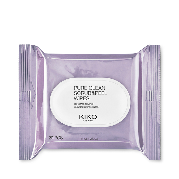 20 Tücher 2 in 1 für ein tiefes Peeling und ein erfrischtes Gesicht - Pure Clean Scrub&Peel - KIKO MILANO