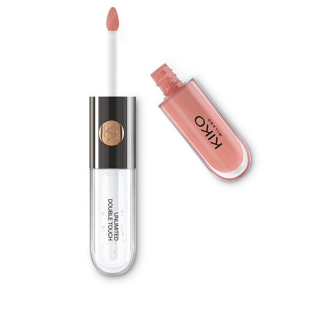 Long-lasting (12 hours*) liquid lipstick with a bright finish in a two-step application - Unlimited Double Touch 102 - KIKO MILANO
