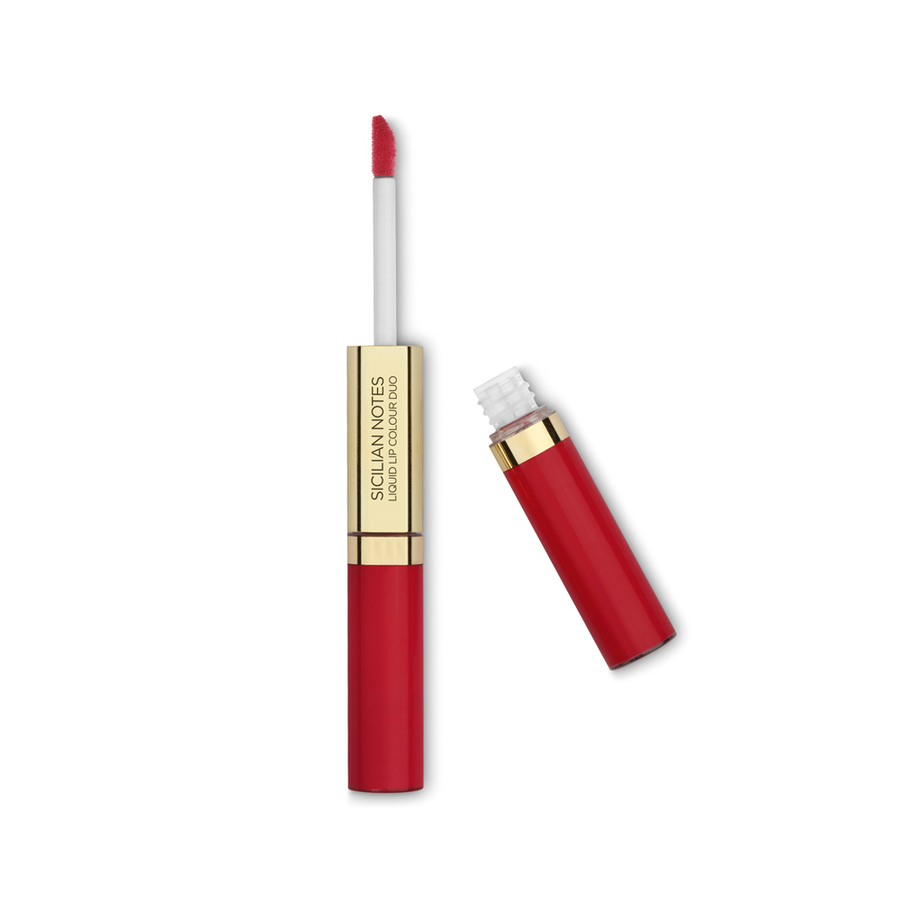 

SICILIAN NOTES LIQUID LIP COLOUR DUO 07, 07 cherry field