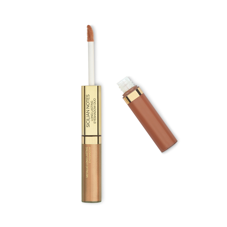 

SICILIAN NOTES LONG LASTING EYESHADOW DUO 03, 03 hazelnut&gold
