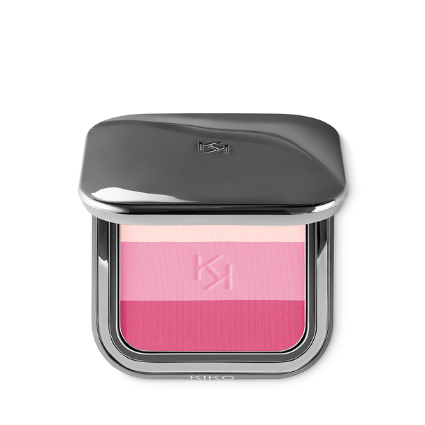 Buildable blush containing three colours - Shade Fusion Trio Blush 06 - KIKO MILANO