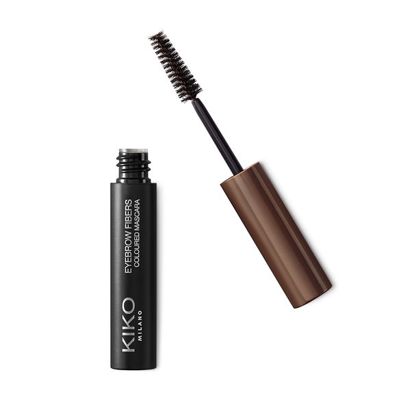 Mascara coloré enrichi en fibres pour des sourcils brossés et comblés - Eyebrow Fibers Coloured Mascara - KIKO MILANO