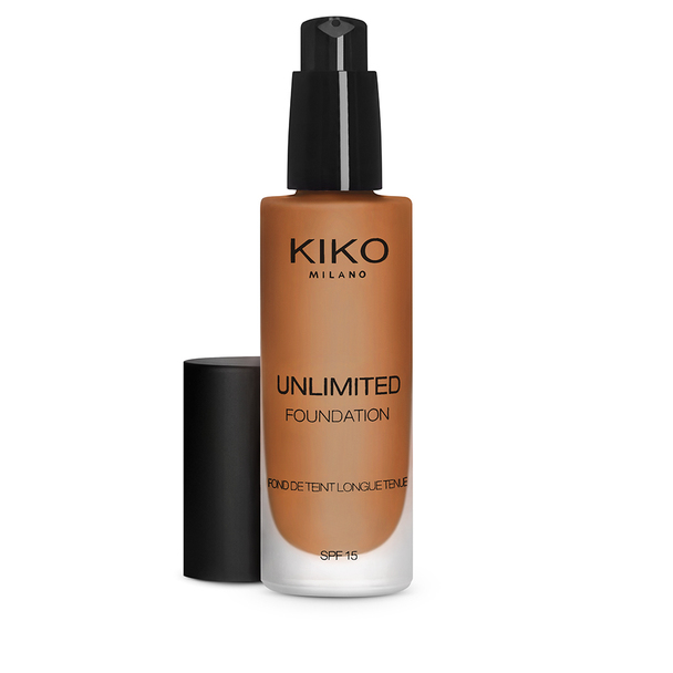 <p>Fond de teint fluide longue tenue (jusqu’à 24 heures**)</p> - Unlimited Foundation SPF 15 - KIKO MILANO